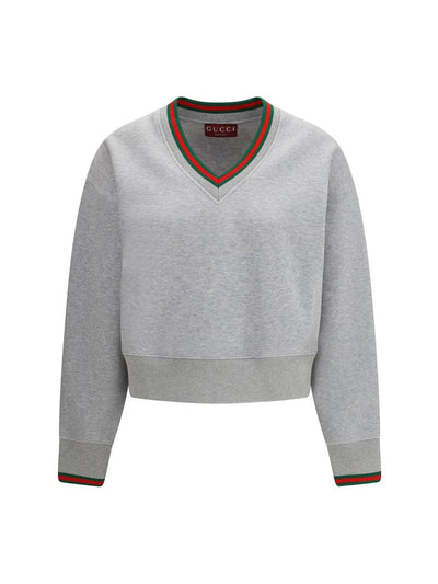 Gucci Gray Cotton Sweatshirt
