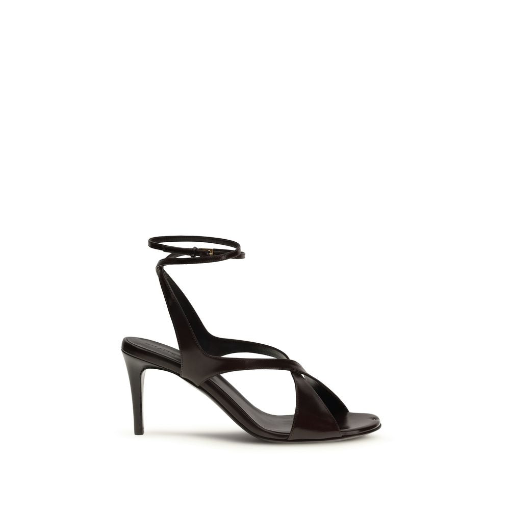 KHAITE Liria Leather Strappy Heels