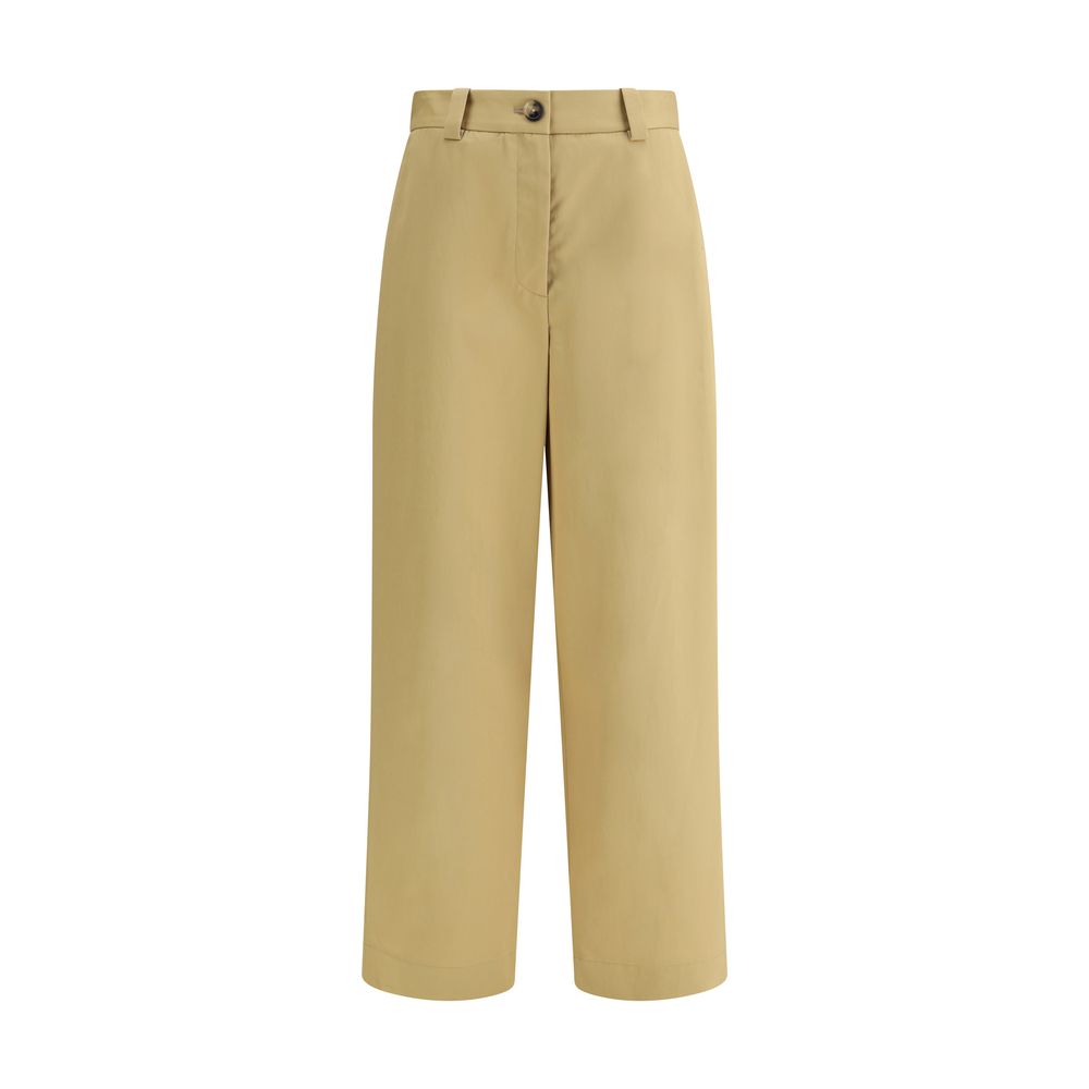 Khaite Beige Cotton Gari Pants