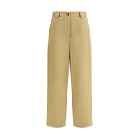 Khaite Beige Cotton Gari Pants