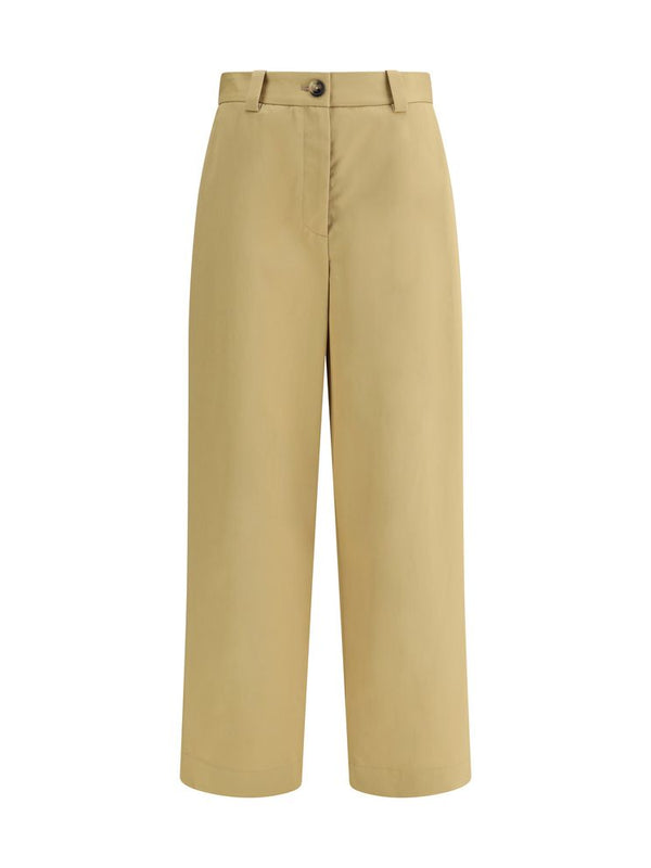 Khaite Beige Cotton Gari Pants