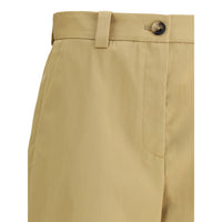 Khaite Beige Cotton Gari Pants