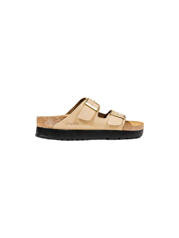 Birkenstock Arizona Flex Platform Sandal — Beige