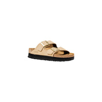 Birkenstock Arizona Flex Platform Sandal — Beige
