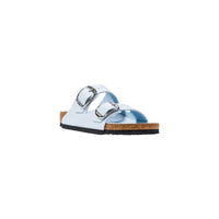 Birkenstock Arizona Big Buckle Eco-Leather Slide — Blue