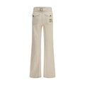 Burberry High-Waist Bootcut Stretch Denim Jeans