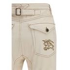 Burberry High-Waist Bootcut Stretch Denim Jeans