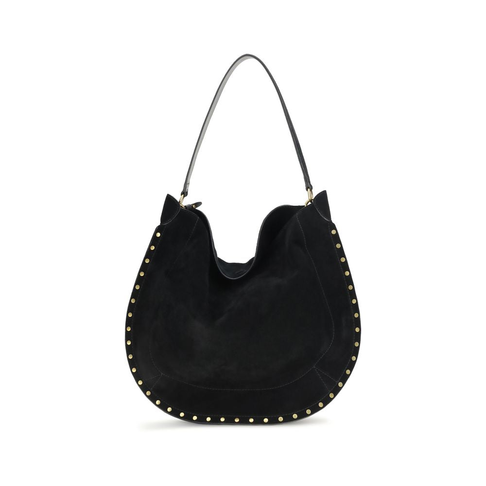 Isabel Marant Oskan Soft Shoulder Bag in Black
