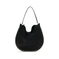 Isabel Marant Oskan Soft Shoulder Bag in Black