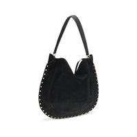 Isabel Marant Oskan Soft Shoulder Bag in Black