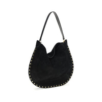 Isabel Marant Oskan Soft Shoulder Bag in Black