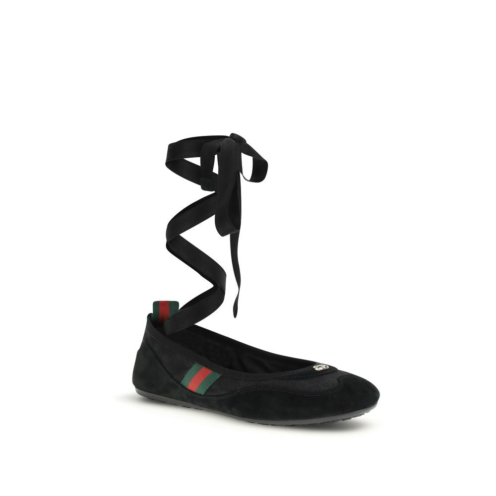 Gucci GG Fabric Shift Ballerina Flats