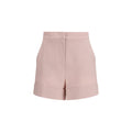 Max Mara Mohair Silk High-Waist Flared Shorts