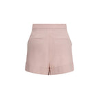 Max Mara Mohair Silk High-Waist Flared Shorts
