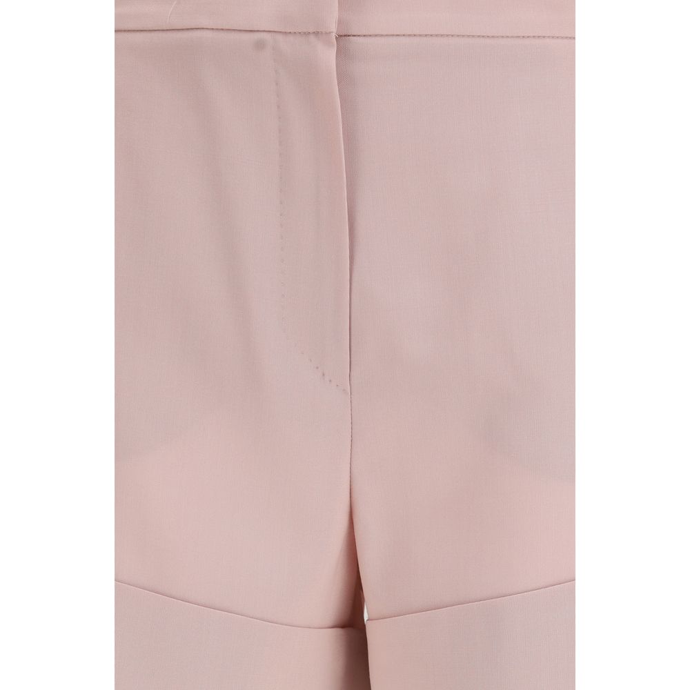Max Mara Mohair Silk High-Waist Flared Shorts
