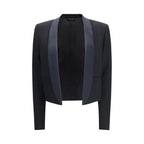 Tom Ford Cropped Wool Shawl Lapel Jacket