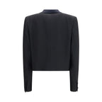 Tom Ford Cropped Wool Shawl Lapel Jacket
