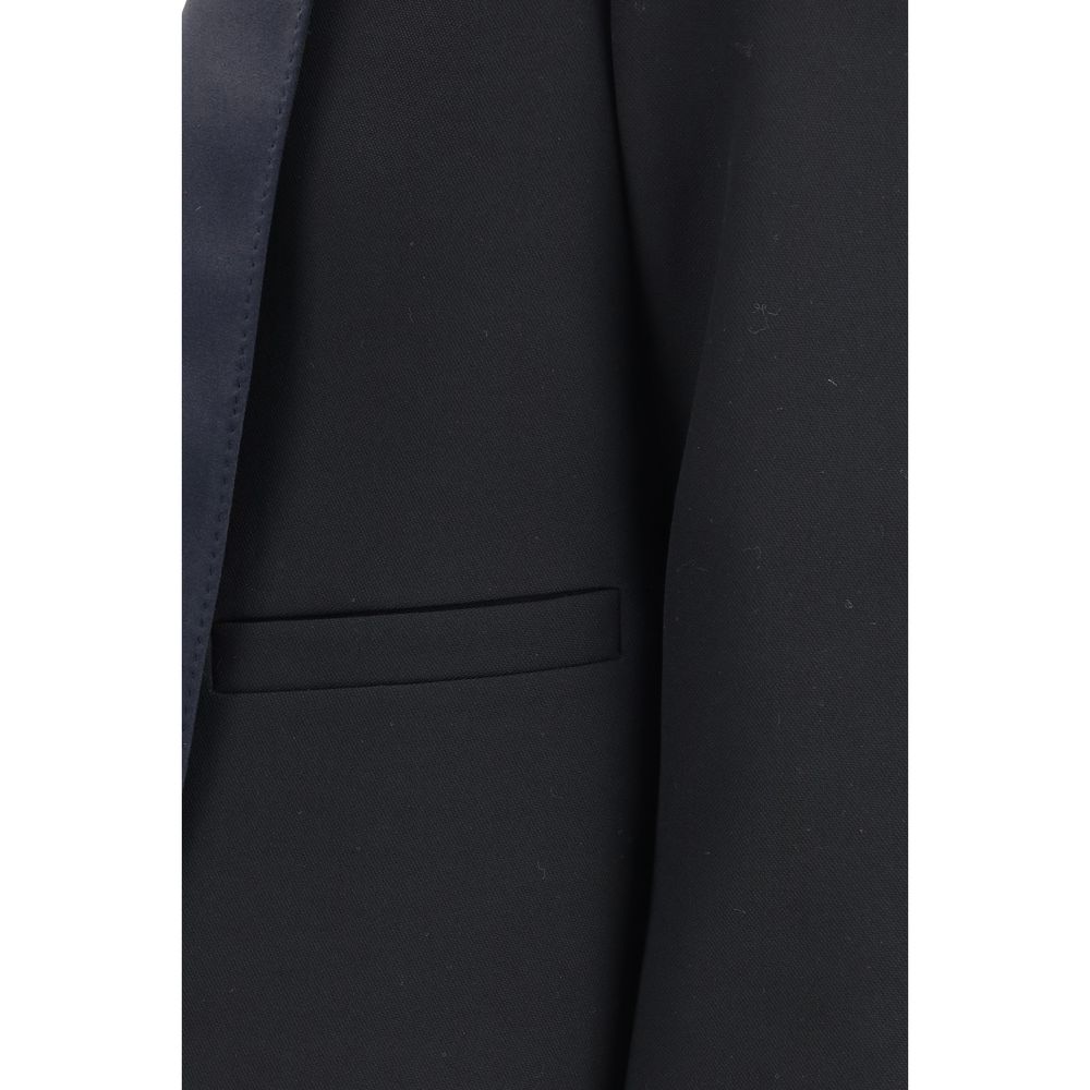 Tom Ford Cropped Wool Shawl Lapel Jacket