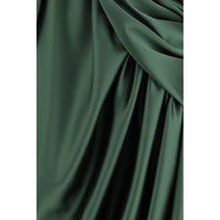 Vivienne Westwood Draped Satin Midi Dress — Green