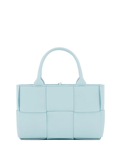 Bottega Veneta Intrecciato Lamb Leather Tote — Blue