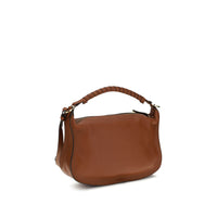 Chloé Brown Calf Leather Small Marcie Shoulder Bag