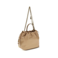 Chloé Icons Chain Shoulder Bag — Beige
