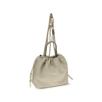 Chloé Beige Lambskin Icons Shoulder Bag