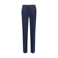 Chloé Slim-Fit Cotton Jeans — Blue