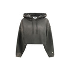 Golden Goose Distressed Cropped Logo Hoodie