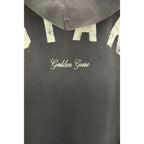 Golden Goose Distressed Cropped Logo Hoodie