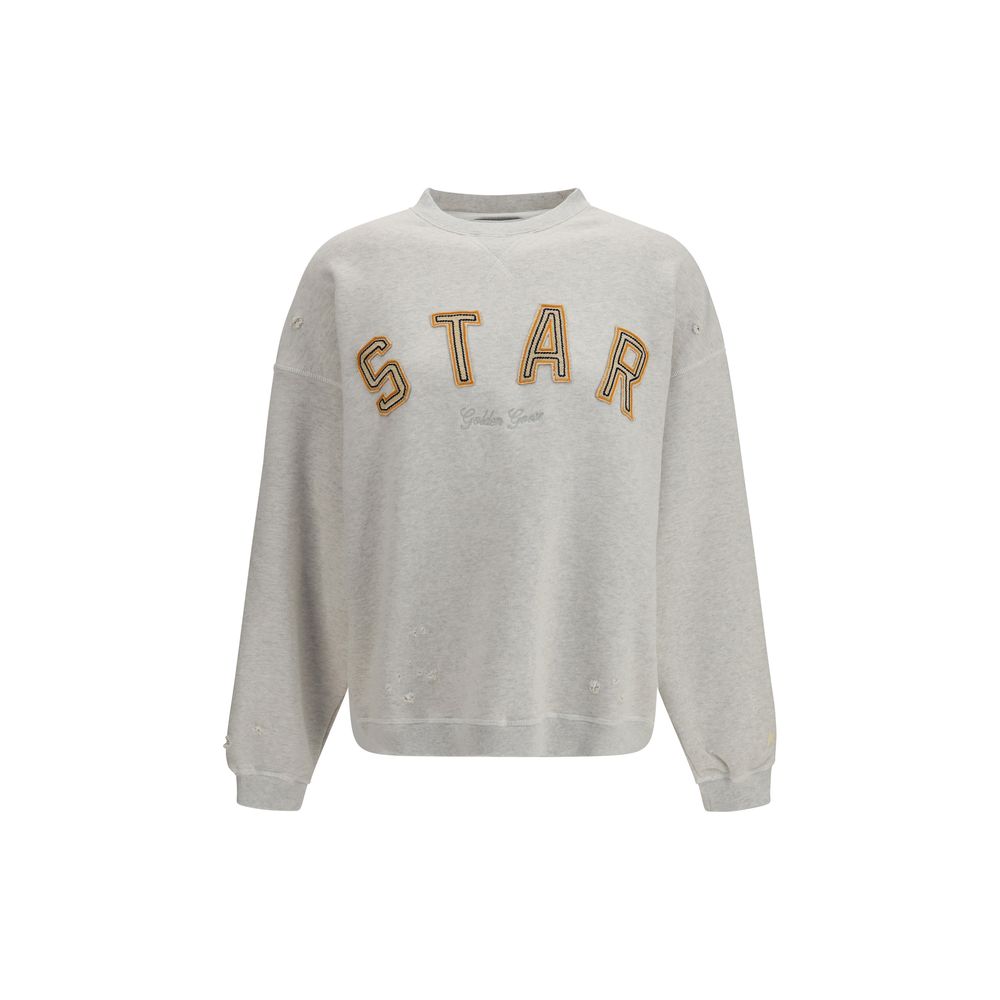 Golden Goose Contrast Logo Cotton Sweatshirt