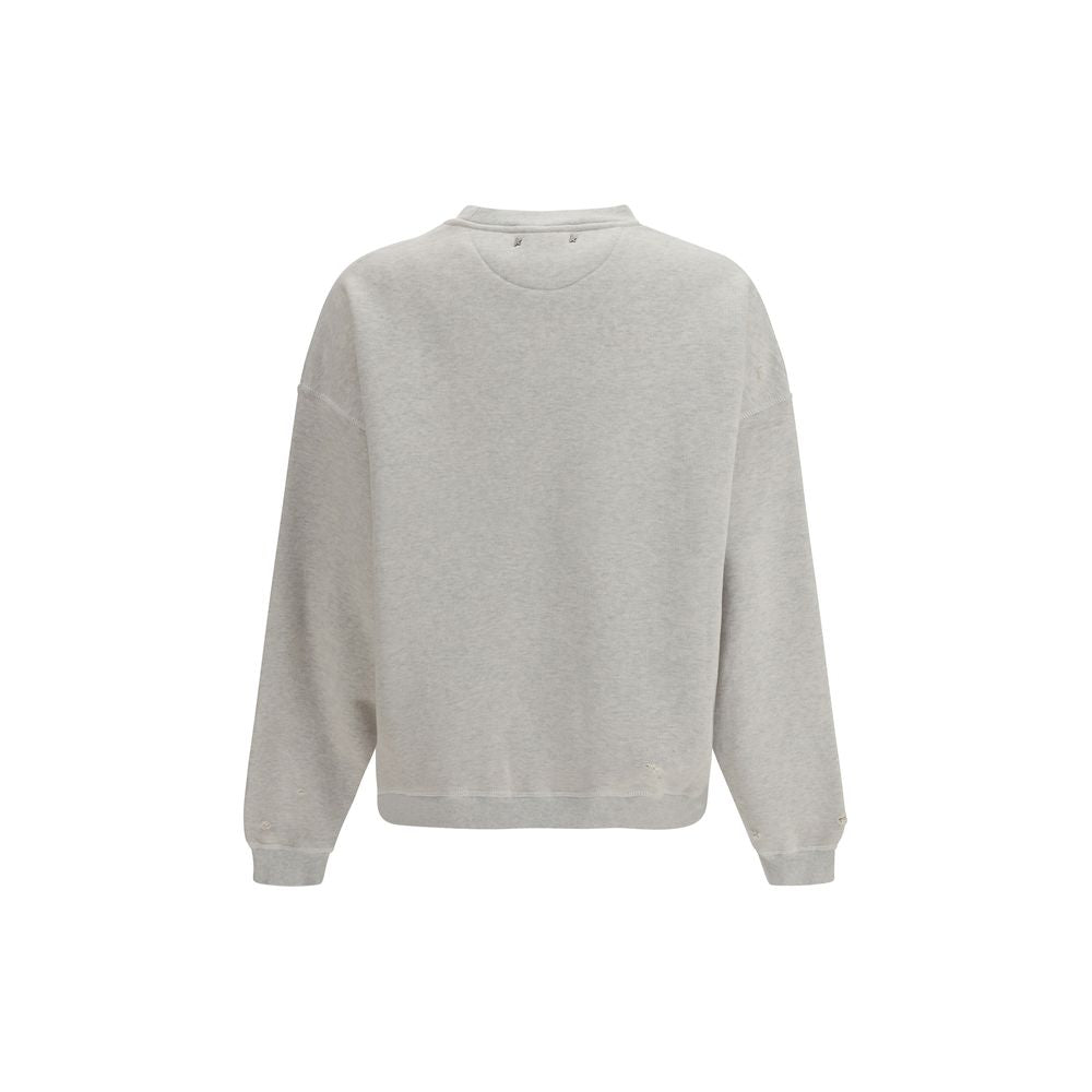Golden Goose Contrast Logo Cotton Sweatshirt