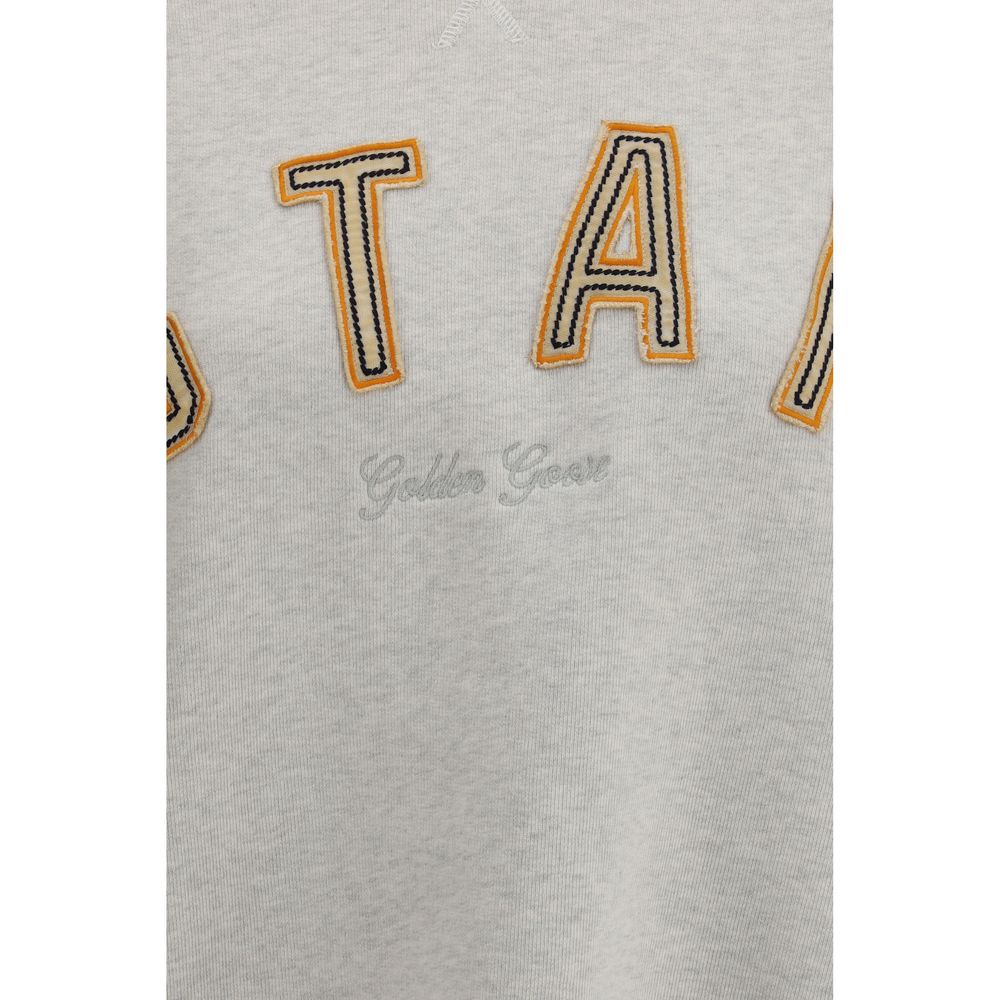 Golden Goose Contrast Logo Cotton Sweatshirt