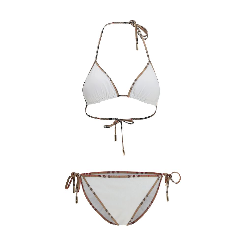 Burberry Check Triangle Halterneck Bikini Set