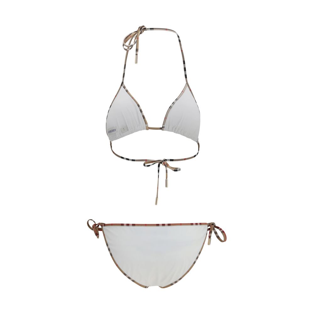 Burberry Check Triangle Halterneck Bikini Set