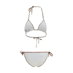 Burberry Check Triangle Halterneck Bikini Set