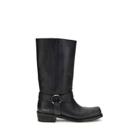 Golden Goose Leather Biker Ankle Boot — Black