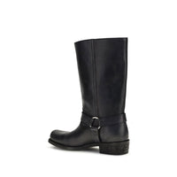Golden Goose Leather Biker Ankle Boot — Black