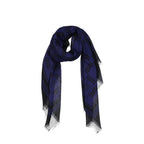 Versace Modal Silk Blend Fringe Scarf