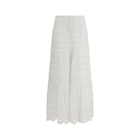 Isabel Marant Étoile Paoline Long Skirt in White