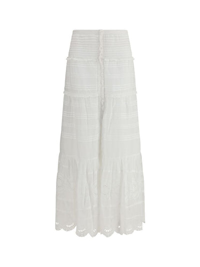 Isabel Marant Étoile Paoline Long Skirt in White
