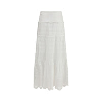 Isabel Marant Étoile Paoline Long Skirt in White