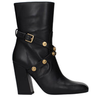 Versace Medusa Logo Ankle Boot — Black