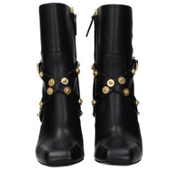 Versace Medusa Logo Ankle Boot — Black