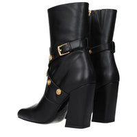 Versace Medusa Logo Ankle Boot — Black