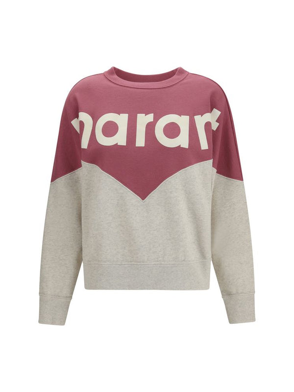 Isabel Marant Étoile Houston Logo Sweatshirt in Multicolor