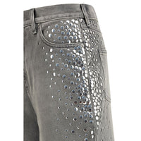 Golden Goose Gray Cotton Jeans Denim