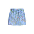 Gucci Floral Print Silk Twill Shorts