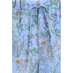 Gucci Floral Print Silk Twill Shorts