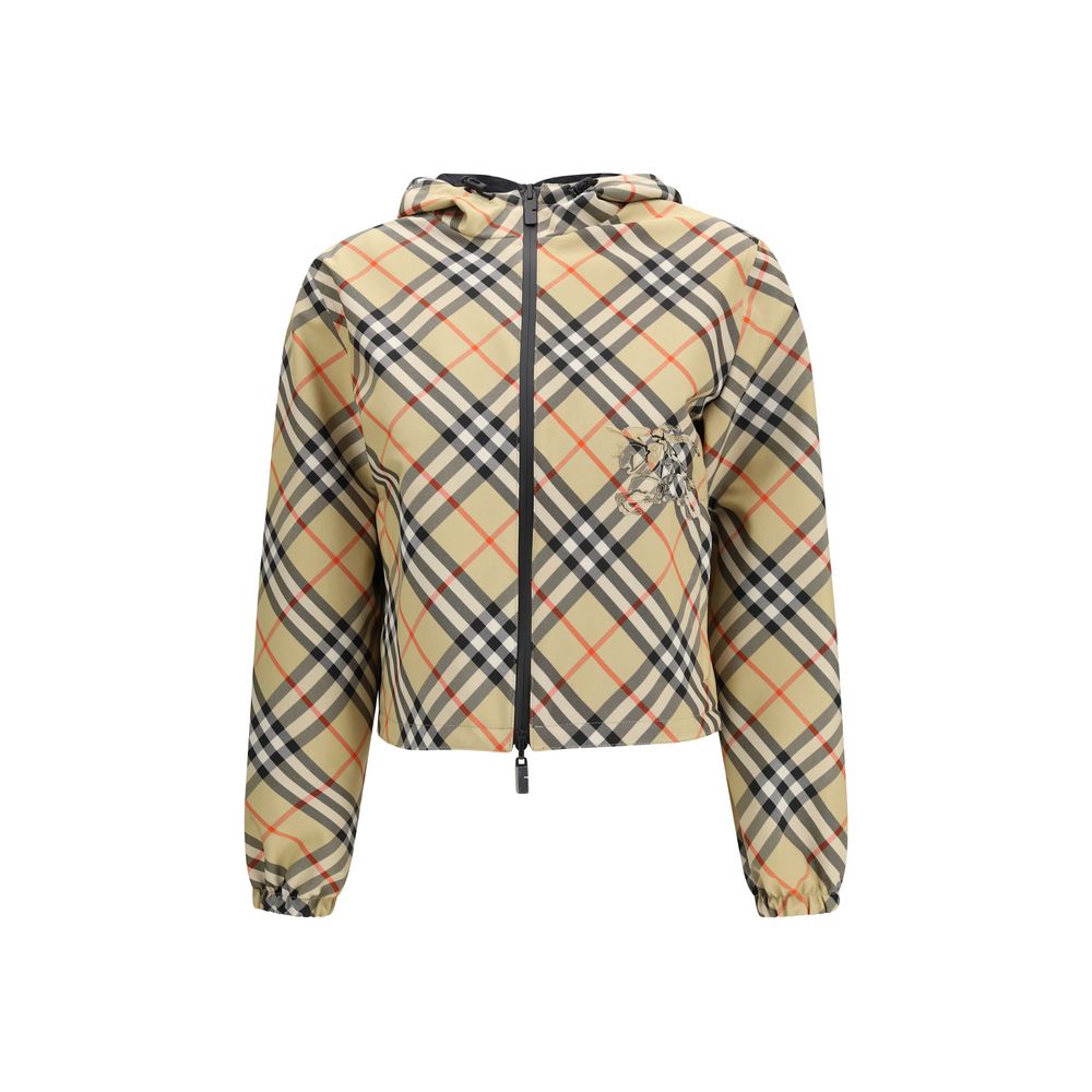 Burberry Reversible Cropped Check Jacket